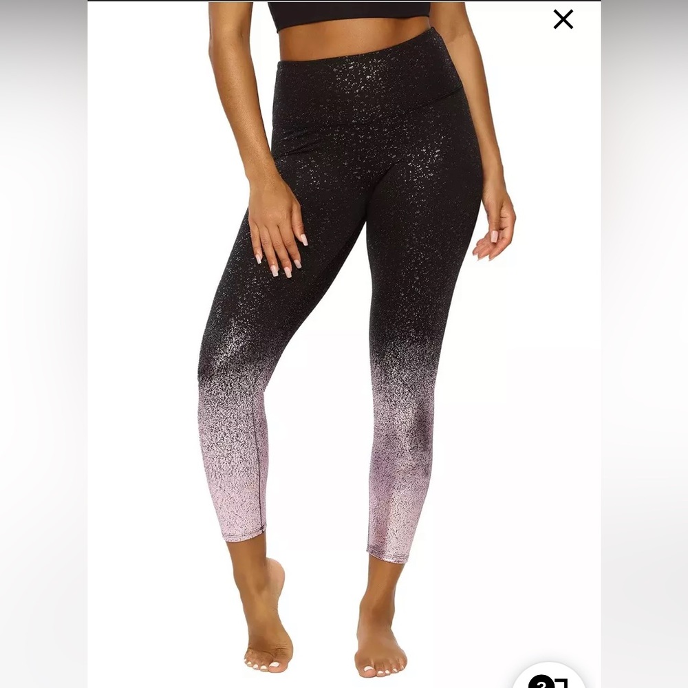 NWT Felina Lares High-Rise Sueded 7/8 Leggings Sz M